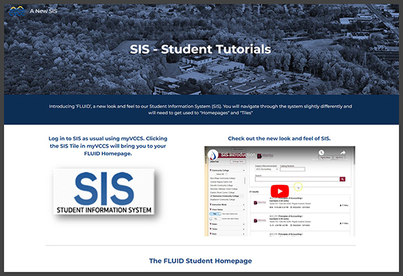 SIS - Student Tutorials image link