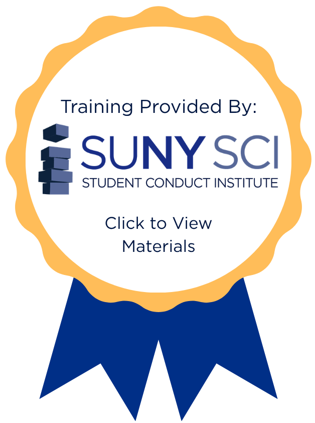 Student Conduct Institute training badge logo