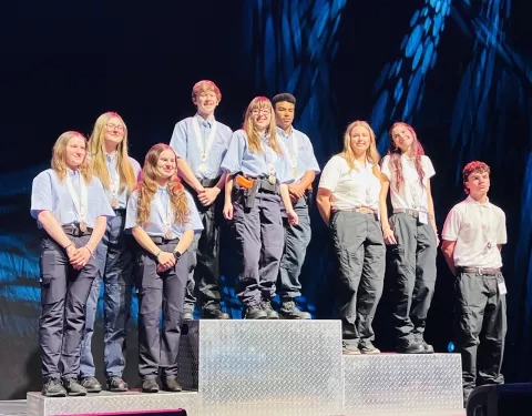 students recognized for earning top honors