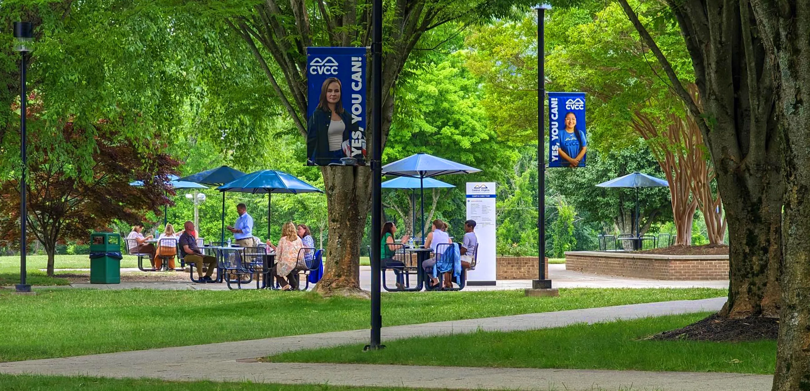 Group of students in the quad