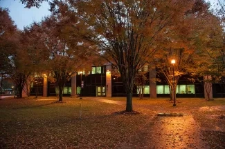 Campus at dusk